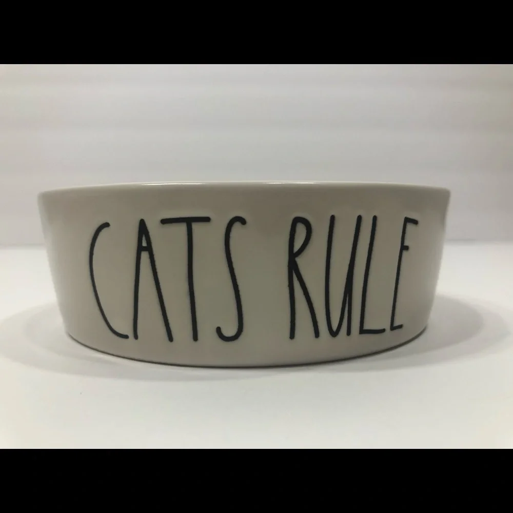 “CATS RULE” Food Bowl